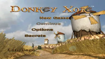 Donkey Xote (EU) screen shot title